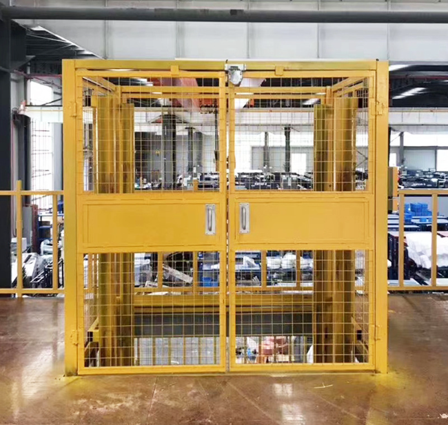 临沧智能导轨式升降机亮相